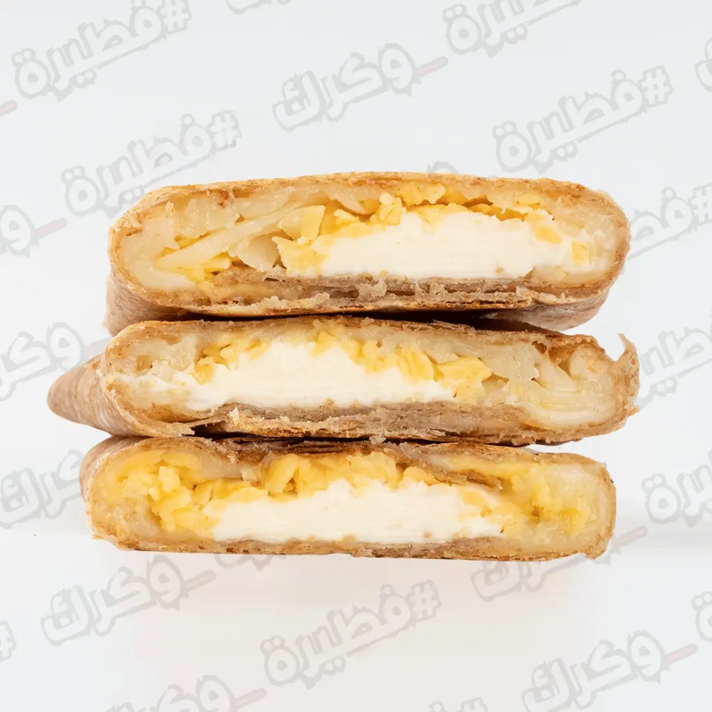 فطيرة بيض بالجبنة السائل